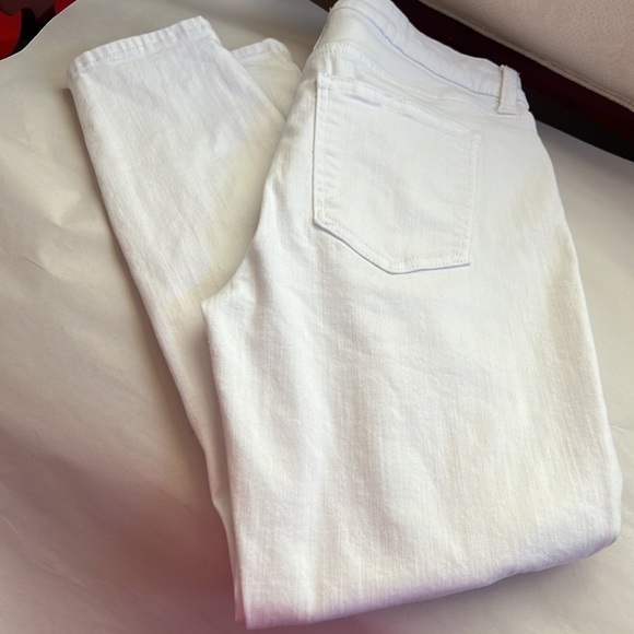 Pistola High Rise Distressed White Skinny Jeans 27 - Picture 6 of 10